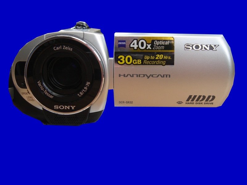 A Sony Handycam which had error message Buffer overflow and HDD Format Error while recording video. This camera is model number DCR-SR32.