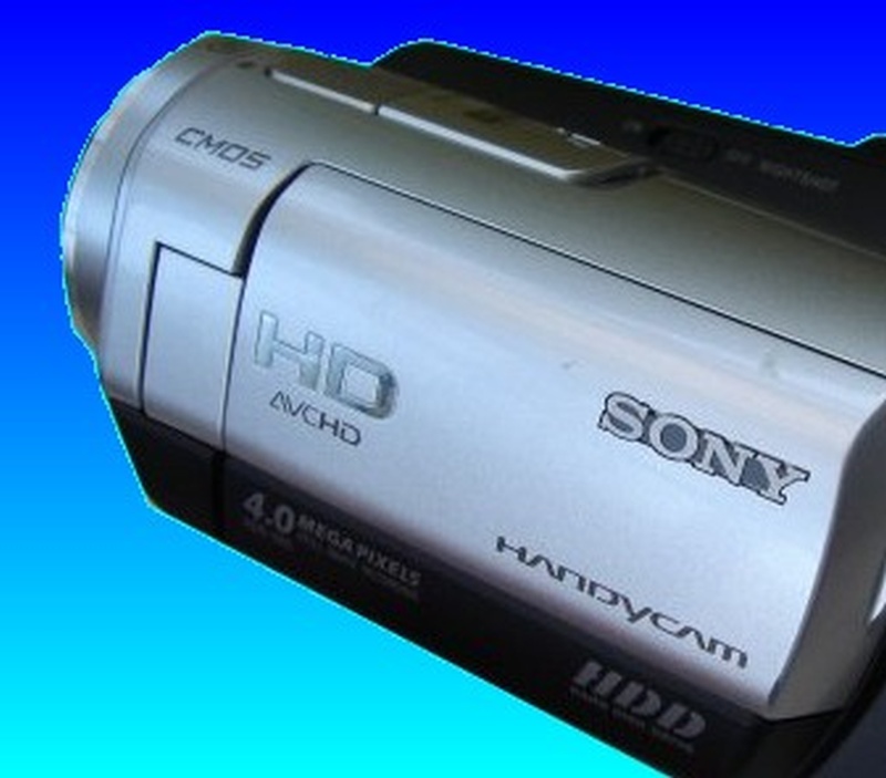 A Sony HD handycam in for video data recovery.