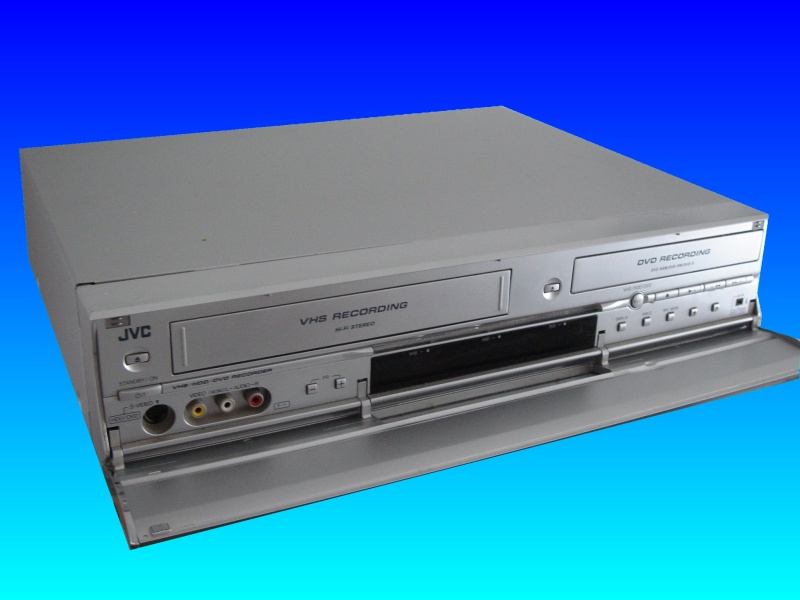 A JVC DR-MX1S Hard Drive Video Recorder which had developed a loading error when powered up. The fault was to do with the power board which malfunctions when turned on. The customer therefore sent it to us to recver the videos to DVD.