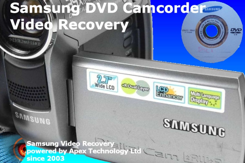 Samsung mini dvd finalize disk.