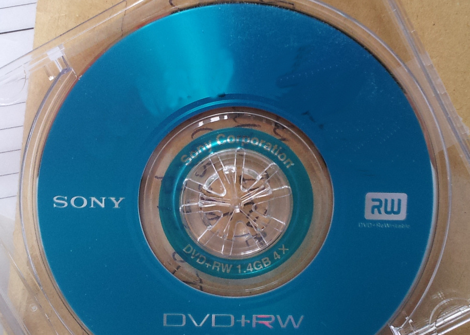 mini dvd disc error