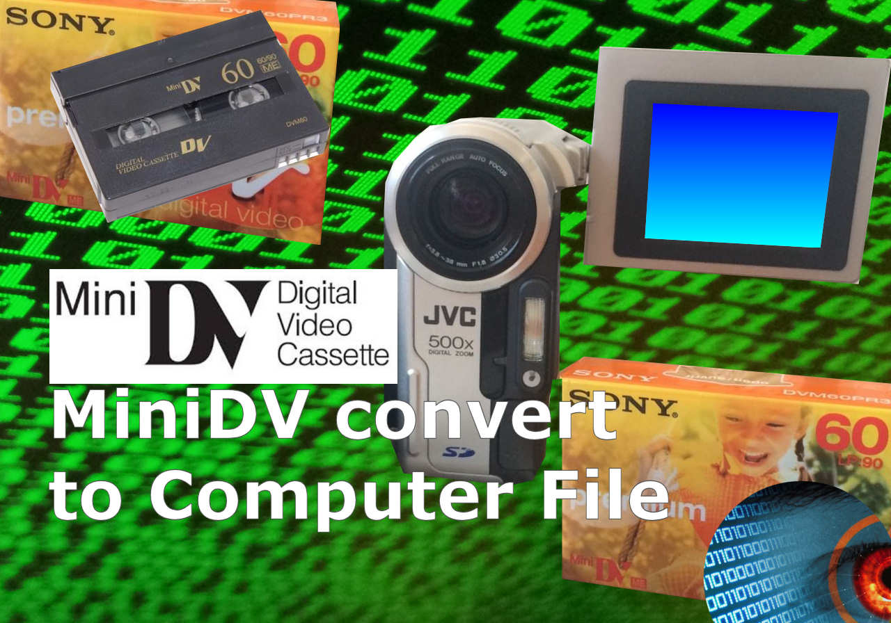 transfer mini dv tape to digital file