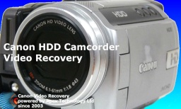 Canon HDD Camcorder Video Recovery